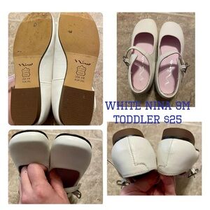 Nina Kids White Dress Shoes